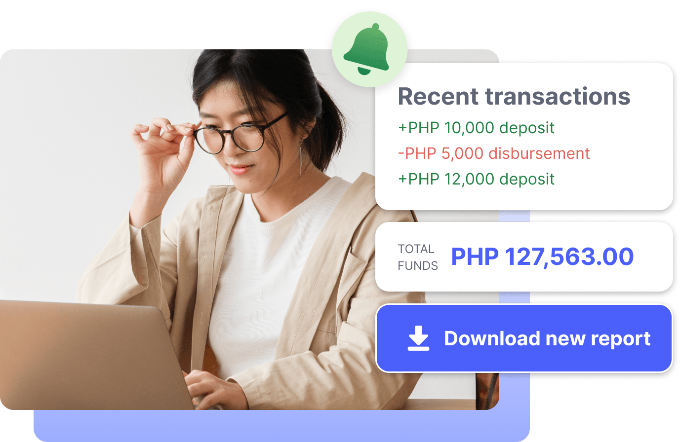 Store payout details for future reference